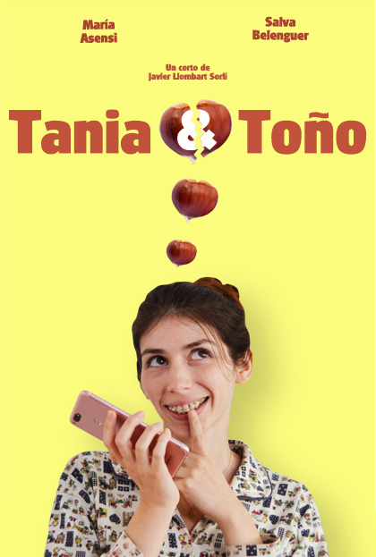 Póster del corto Tania y Toño