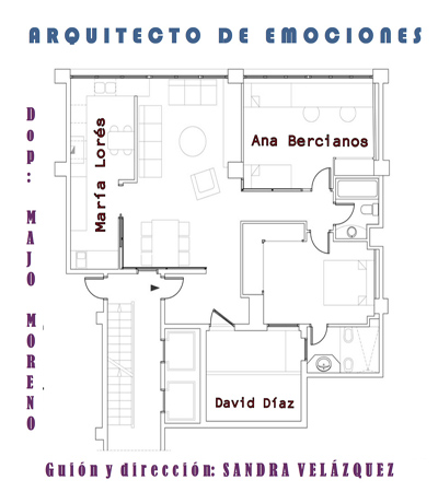 Póster del corto ARQUITECTO DE EMOCIONES