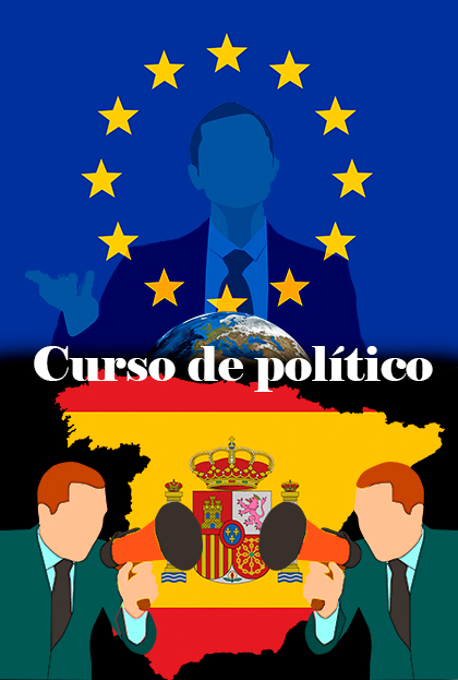 Póster del corto Curso de Políticos