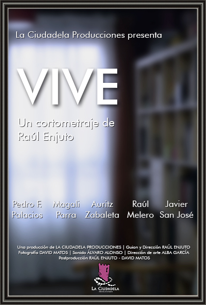 Póster del corto Vive