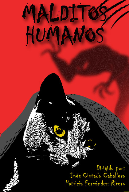 Póster del corto Malditos humanos