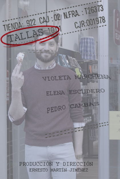 Póster del corto TALLAS