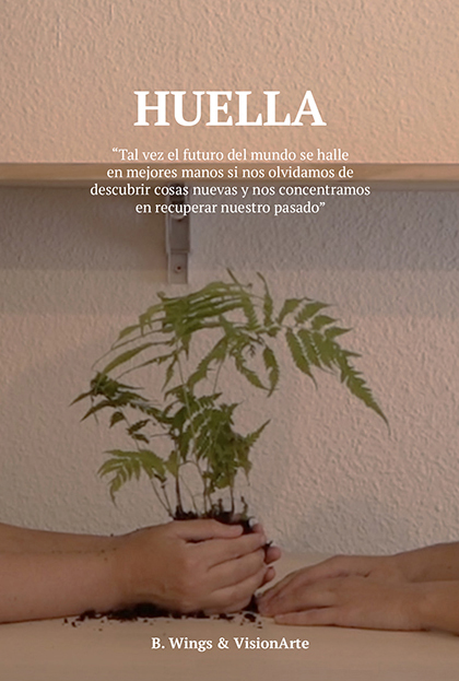 Póster del corto Huella