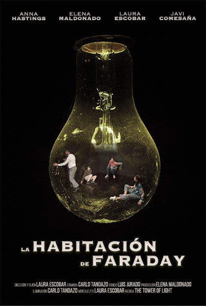 Póster del corto La habitación de Faraday