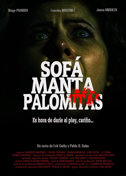 Póster del corto Sofá Manta Palomitas