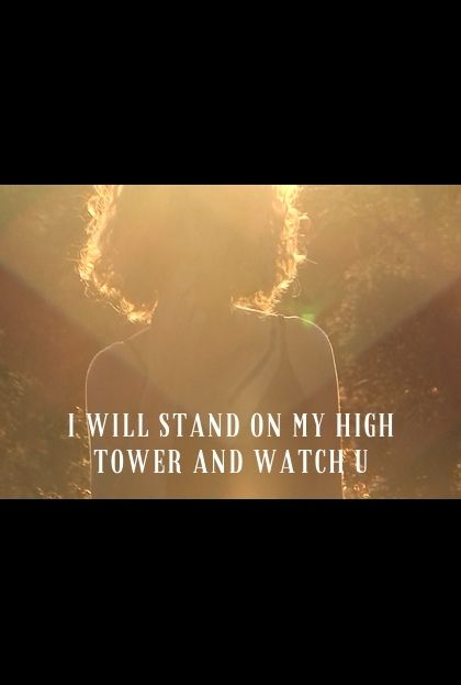 Póster del corto I will stand on my hight tower and watch u