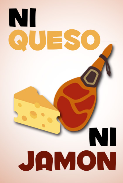 Póster del corto Ni queso ni jamón