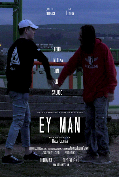 Póster del corto Ey man