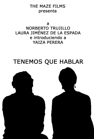 Póster del corto Tenemos que hablar