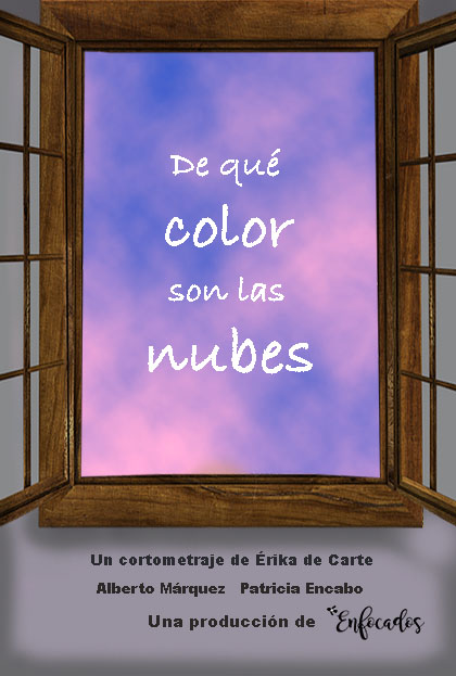 Póster del corto De qué color son las nubes