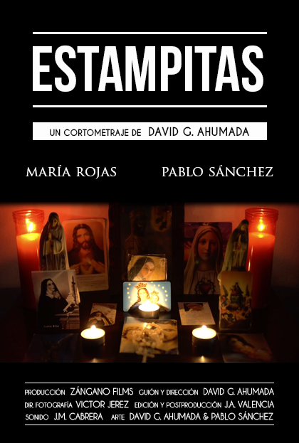 Póster del corto Estampitas