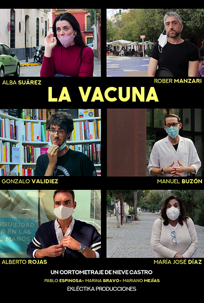 Póster del corto LA VACUNA