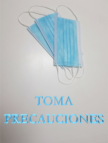 Póster del corto TOMA PRECAUCIONES