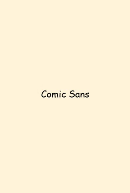 Póster del corto Comic Sans