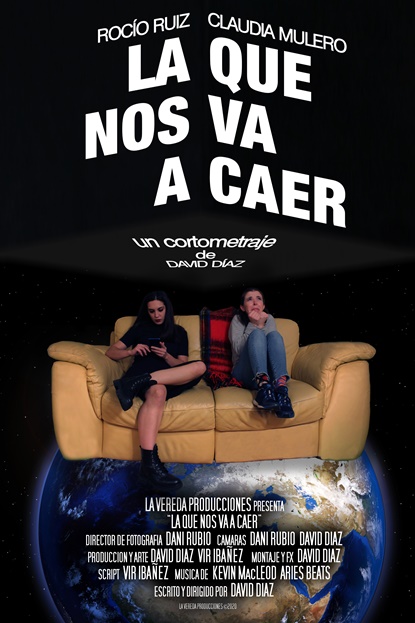 Póster del corto LA QUE NOS VA A CAER