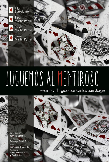 Póster del corto Juguemos al Mentiroso