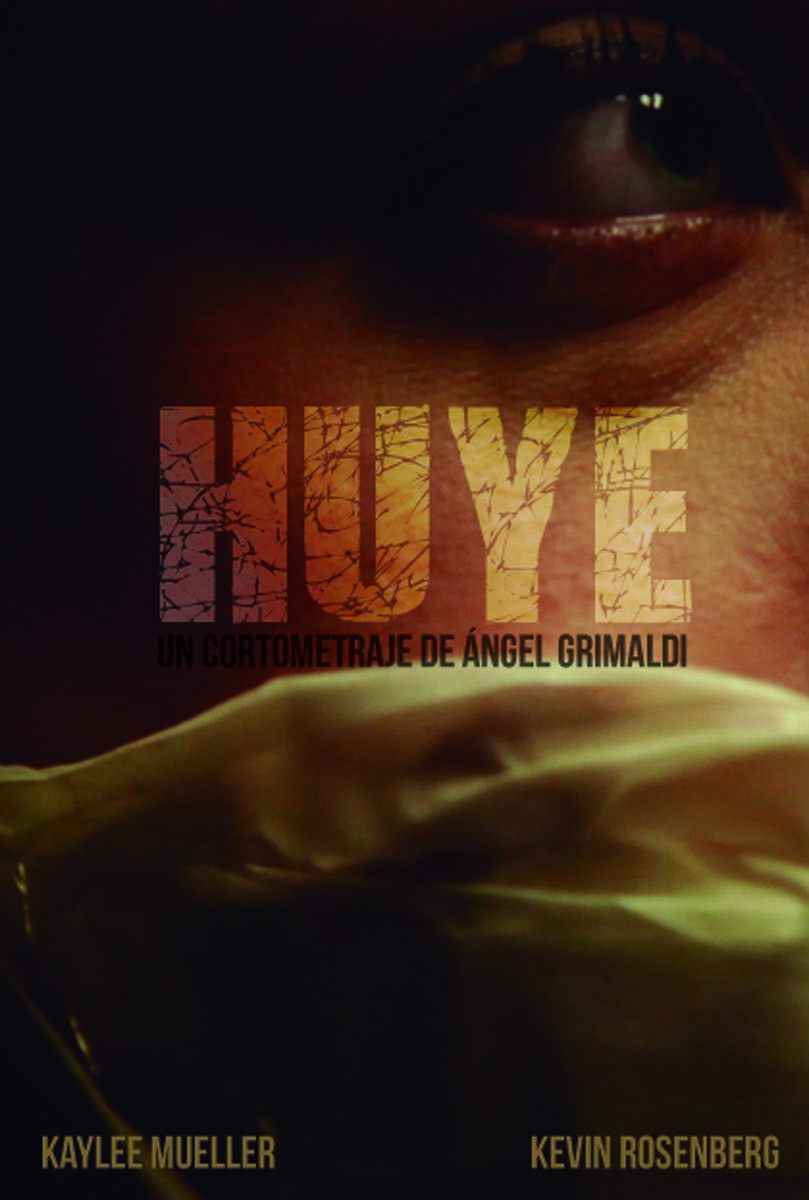 Póster del corto Huye