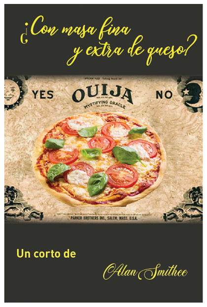 Póster del corto ¿Con masa fina y extra de queso?