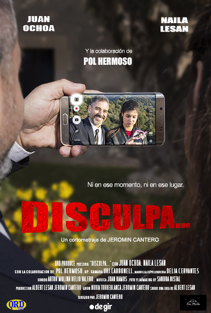 Póster del corto DISCULPA…