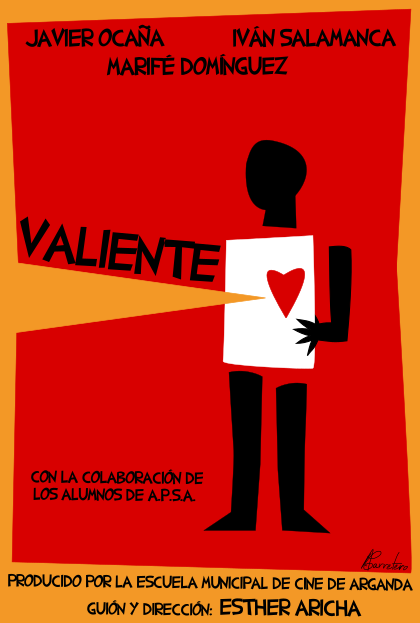 Póster del corto Valiente