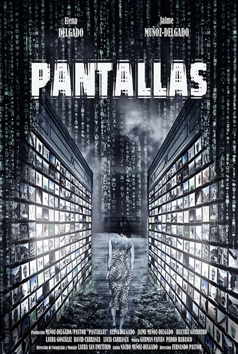 Póster del corto Pantallas