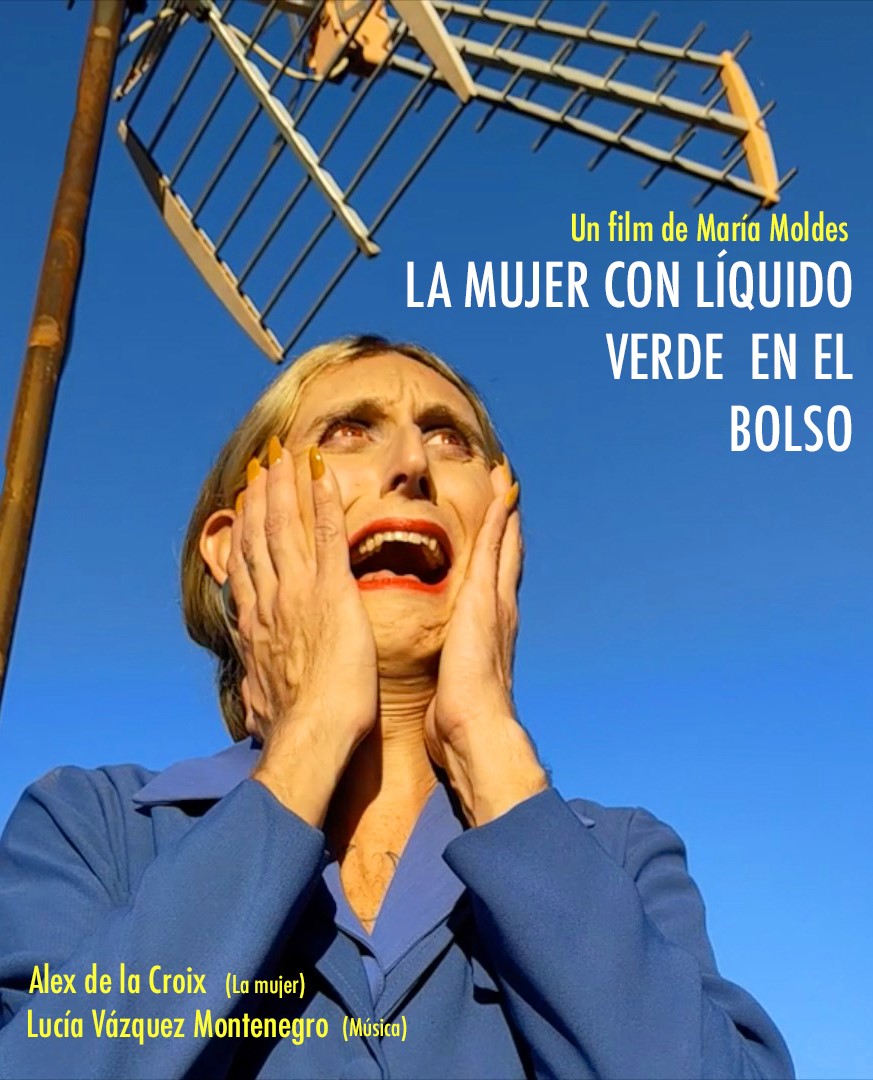 Póster del corto La mujer con líquido verde en el bolso