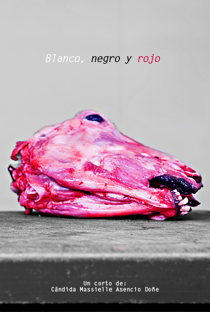 Póster del corto Blanco, negro y rojo