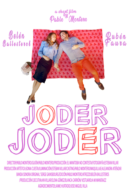 Póster del corto Joder, joder…