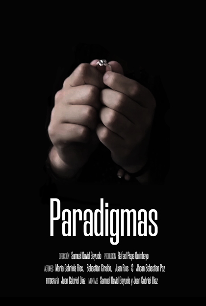 Póster del corto Paradigmas