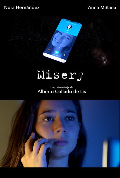 Póster del corto Misery