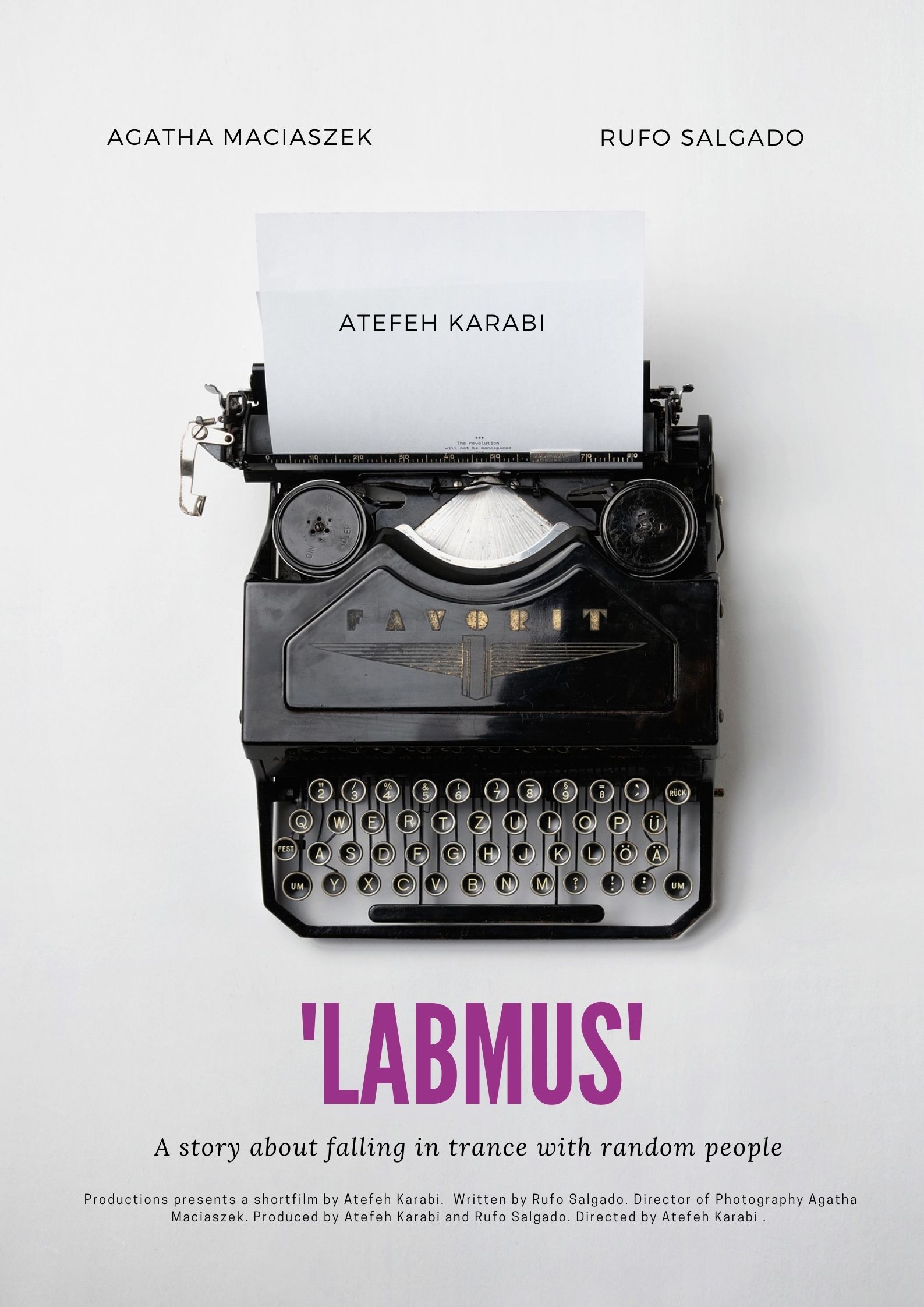 Póster del corto ‘Labmus’