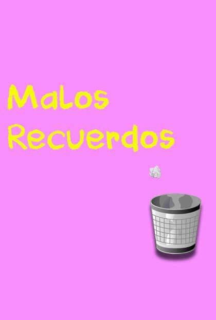 Póster del corto Malos recuerdos