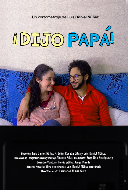 Póster del corto ¡Dijo papá!