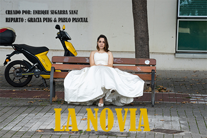 Póster del corto LA NOVIA