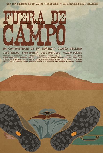 Póster del corto FUERA DE CAMPO