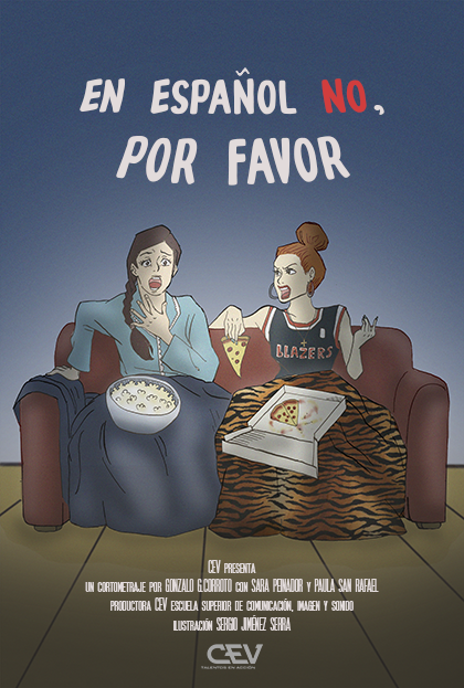 Póster del corto En Español No, Por Favor