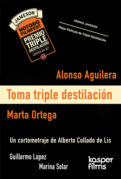 Póster del corto Toma triple destilación