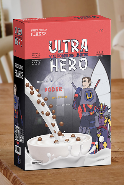 Póster del corto ULTRAHERO y el poder sin límites