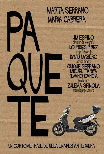 Póster del corto Paquete