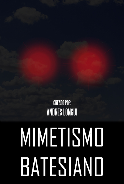 Póster del corto MIMETISMO BATESIANO