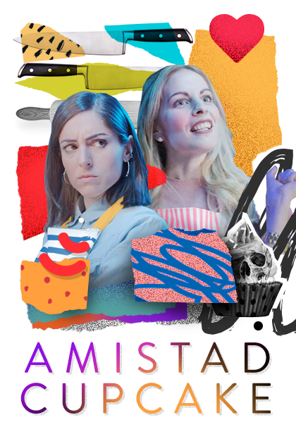 Póster del corto Amistad Cupcake