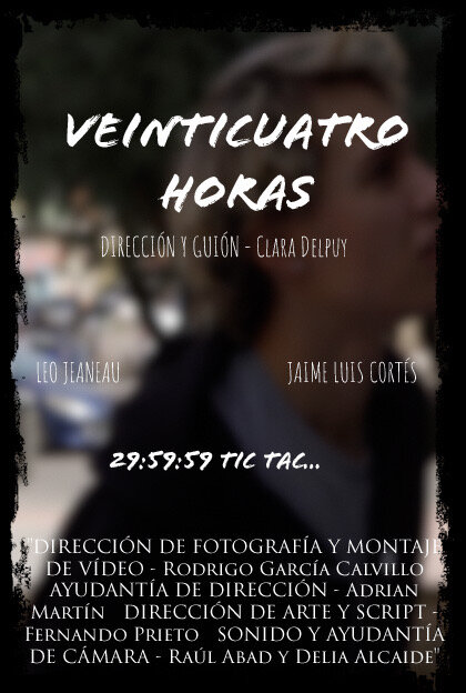 Póster del corto VEINTICUATRO HORAS