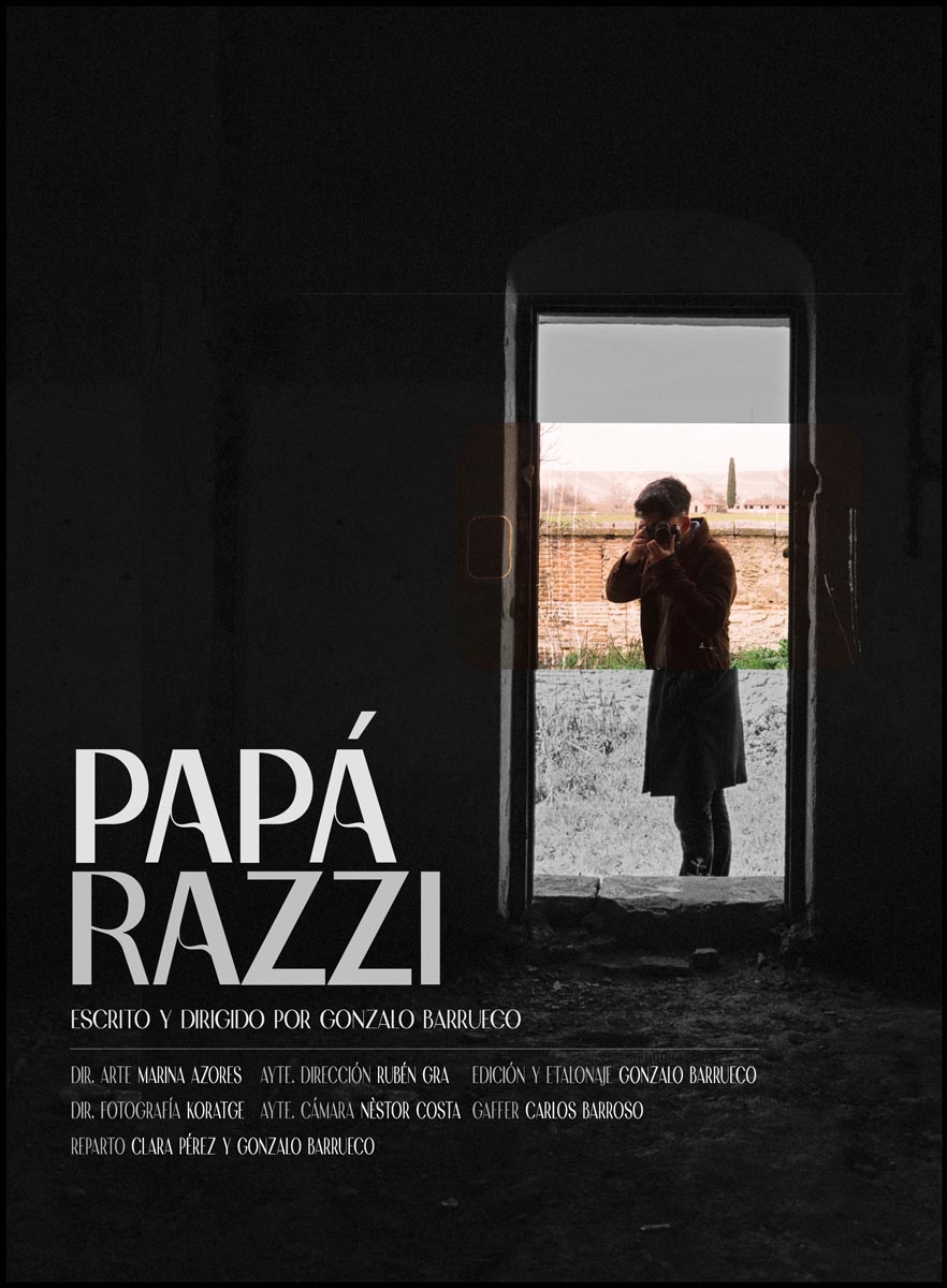 Póster del corto Papá-razzi