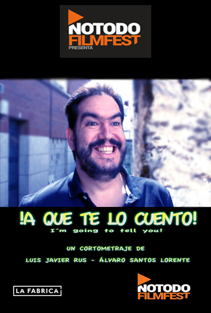 Póster del corto !A que te lo cuento!