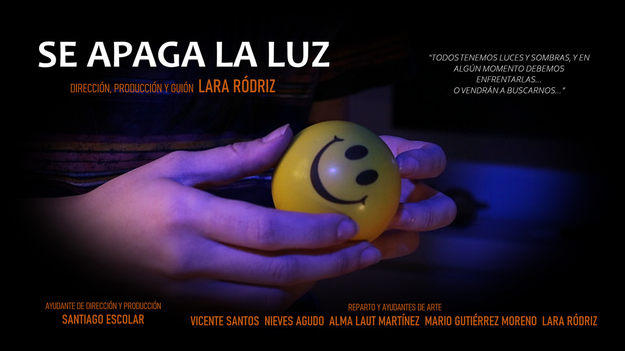 Póster del corto SE APAGA LA LUZ