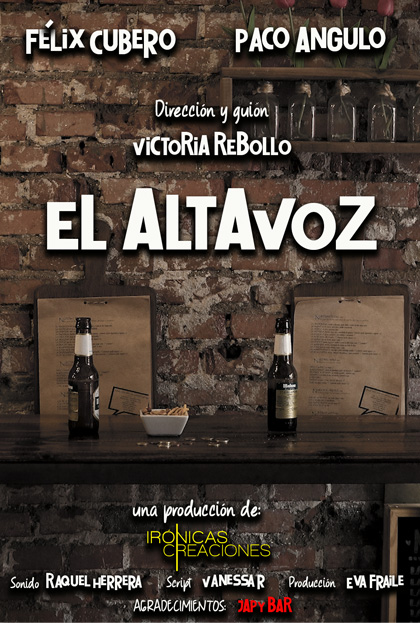 Póster del corto El Altavoz