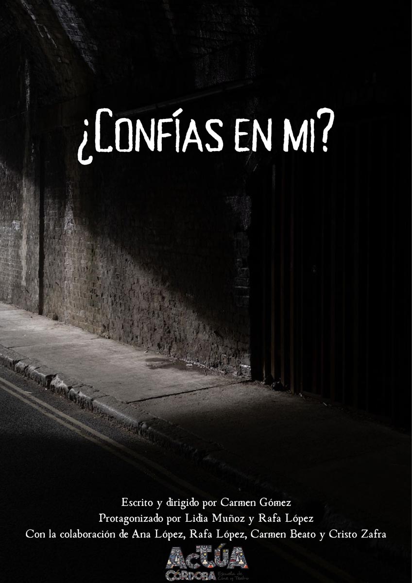 Póster del corto ¿Confías en mí?