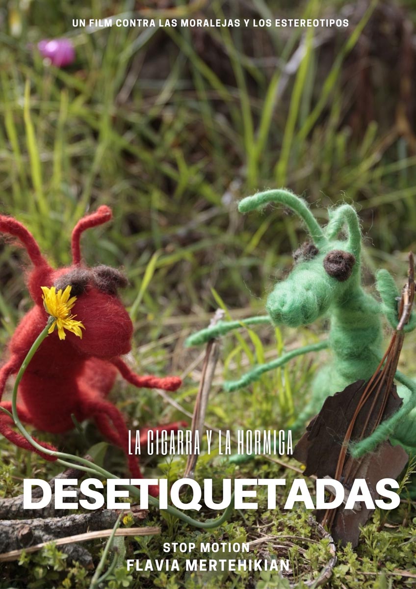 Póster del corto Desetiquetadas (stop motion)