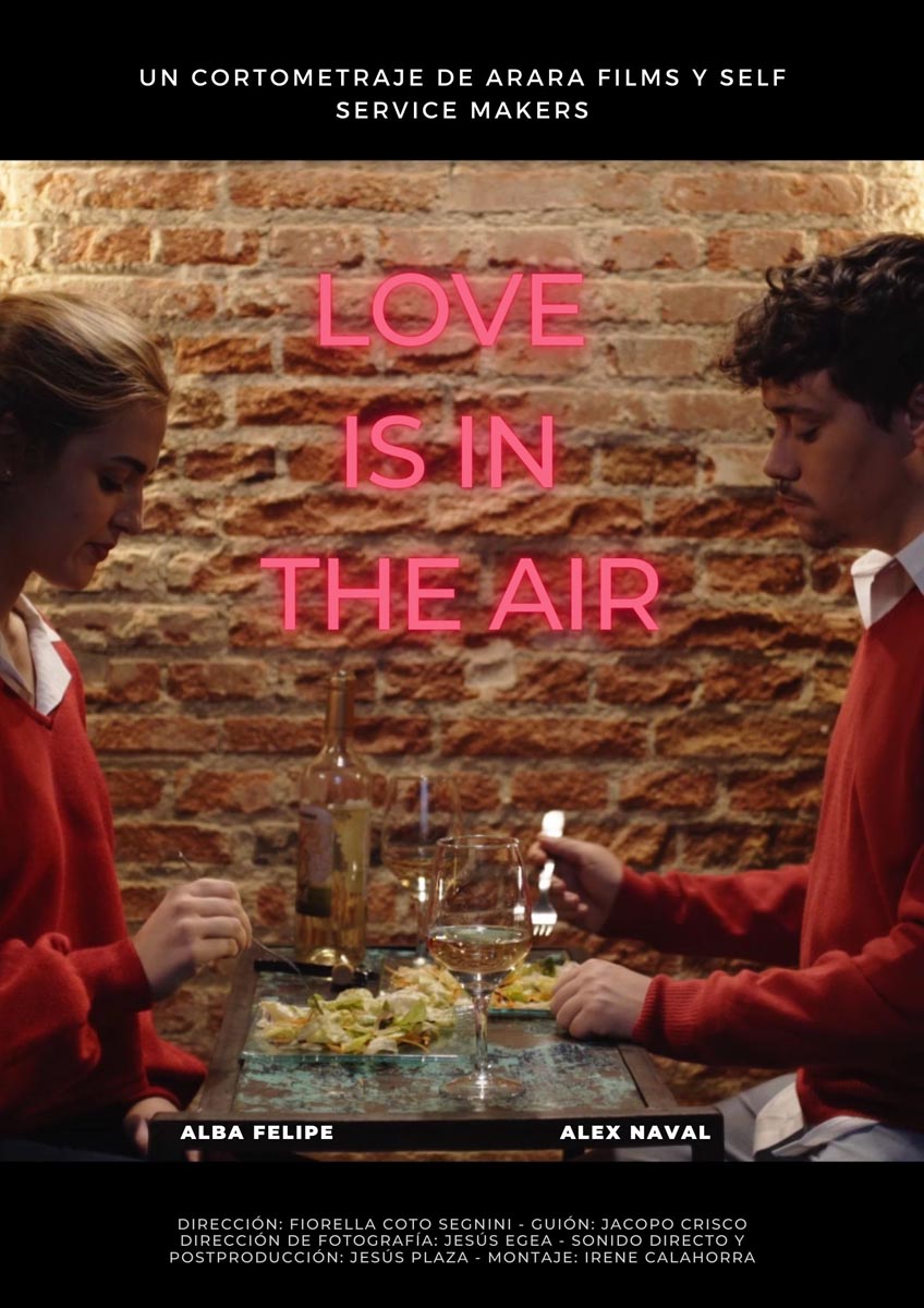 Póster del corto Love is in the air