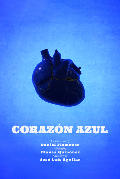 Póster del corto CORAZÓN AZUL